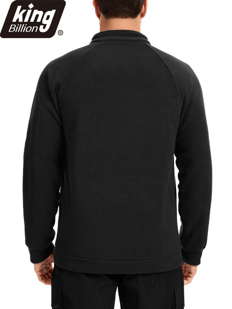 Тактический мужской пуловер с высоким воротником - Осень Зима Утепленный на флисовой подкладке С длинным рукавом Мягкий Удобный Прочный Мужская повседневная толстовка для ежедневной носки