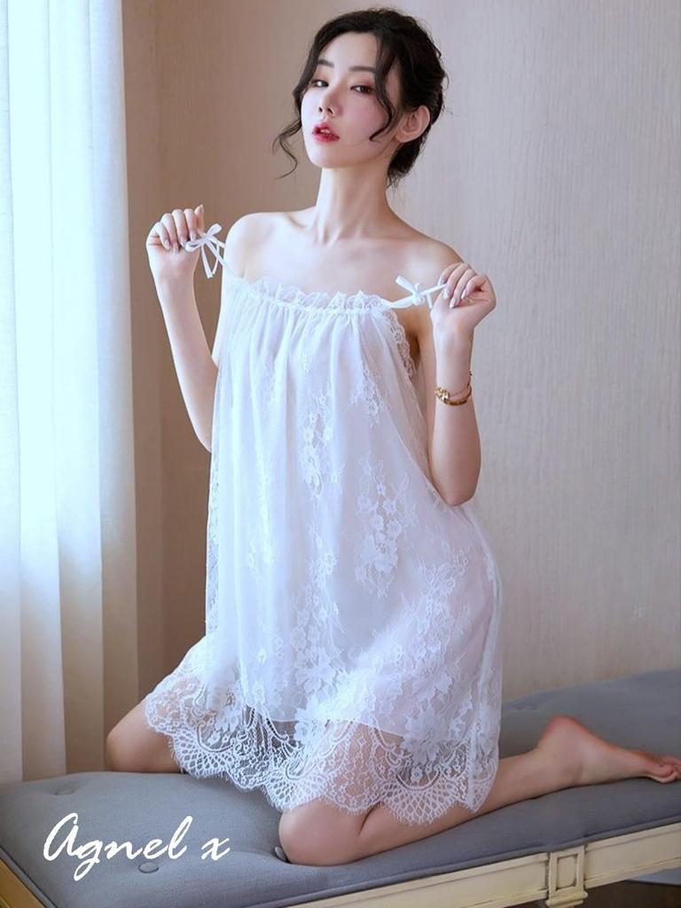 Sexy Lingerie Underwear Innerwear Babydoll Seductive Underwear Slip Half Slip One Piece Camisole Lace Negligee Nightwear Satin Cosplay Extreme Kinky