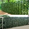 Yousheng Artificial Hedge Leaves Faux Ivy Grass Wall Backdrop UV-resistant Artificial Greenery Wall Decor for Balcony Privacy Garden Patio Backyard