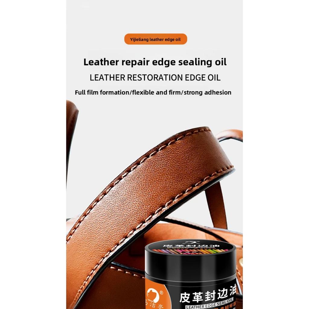 30g Leather Edge Oil - Repair Wear, Peel, and Color Loss - Suitable for Bags, Shoes, Jackets, Sofas, and All Leather Products