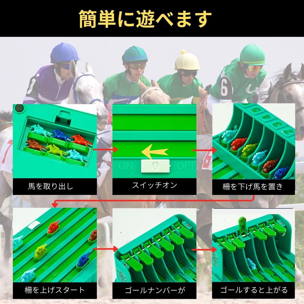 Игра про скачки, Игра для питья, Семейная игра, Предсказание Дерби, Классическая игра с кубиками (Инструкции на японском языке в комплекте)