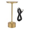 Cordless Table Lamp Rechargeable 2000mAh 3 Levels Brightness Portable USB C LED Metal Bedside Lamp