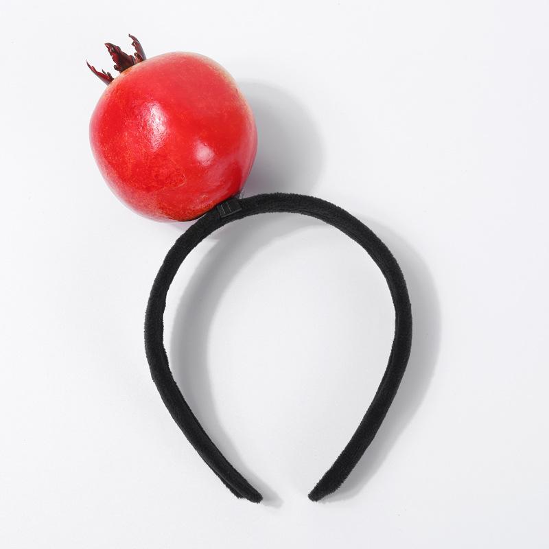 Креативные 3D-ободки для волос с овощами: Аксессуары для волос из моркови, перца, баклажана и зеленых овощей для женщин