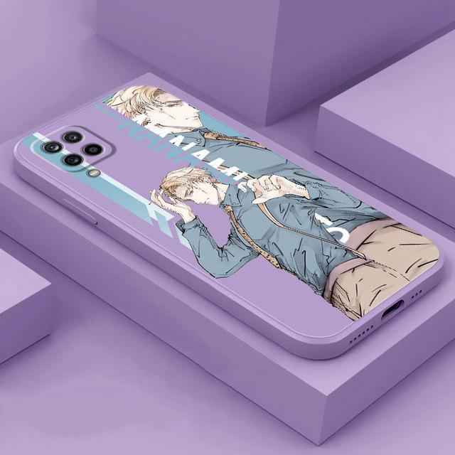 Чехол японского аниме дзюдзюцу кайсен для Samsung Galaxy A50 A01 A70 A11 A21s A71 A03s A31 A02 A51, квадратная жидкая броня, мягкий чехол