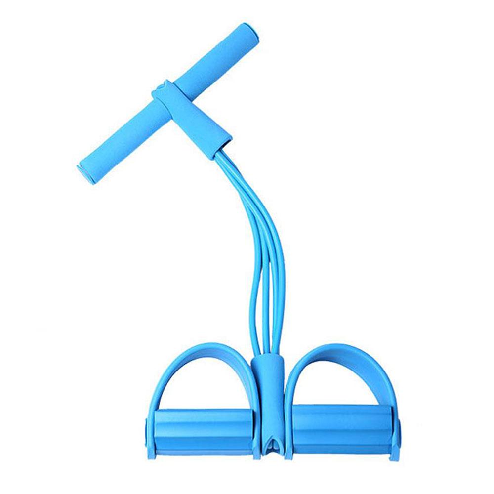 Фитнес эспандеры-4 трубки педаль лодыжка тяга - Приседания растяжка ног веревка эспандеры , Растяжка тренировка фитнес эспандеры