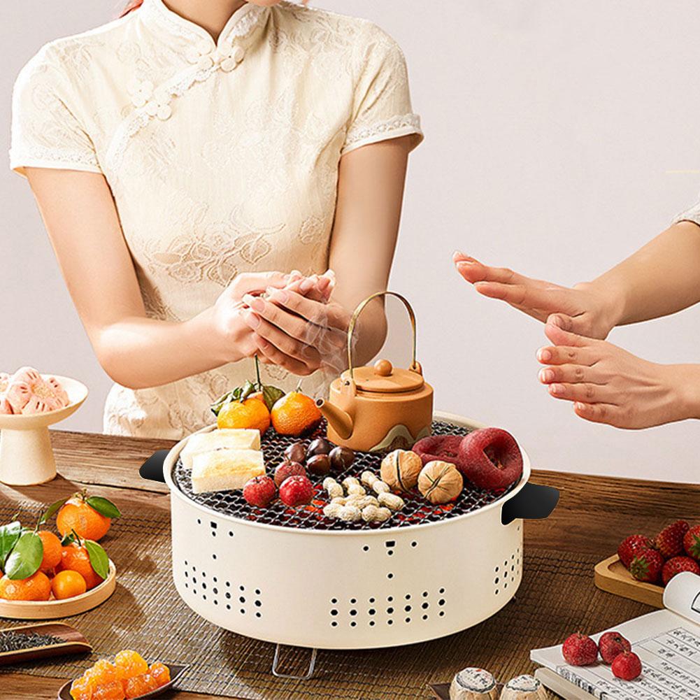 Универсальная угольная печь, портативная гриль-печь для барбекю, многофункциональный гриль для кемпинга, пикника, путешествий