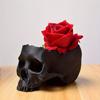 Юшенг Череп Цветочный горшок Подвесной Череп человека Кашпо Хэллоуин Конфетница Готический Плантатор для суккулентов Декор для дома и улицы