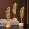 Ginkgo Leaf Decoration Wooden Ornaments Miniature Figurines Office Desktop Crafts Home Decor Wedding Gifts Home Accessories