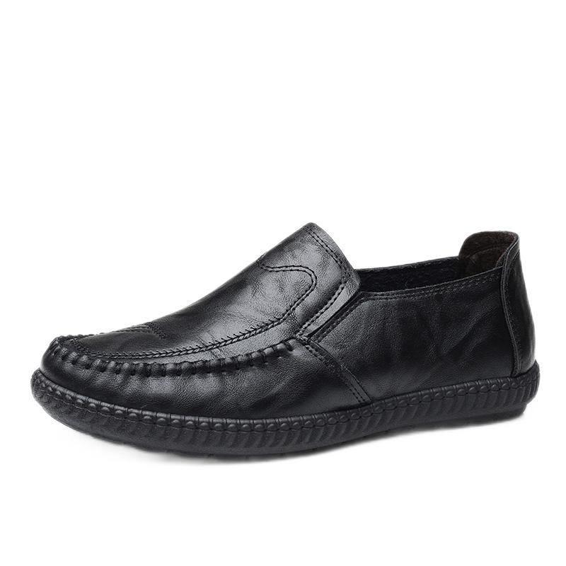 Fashion Non Slip Mesh Breathable Work Man Casual Shoe Classic Original In Promotion Elegant 2025 Trend Pu Social Leather Shoes for Men