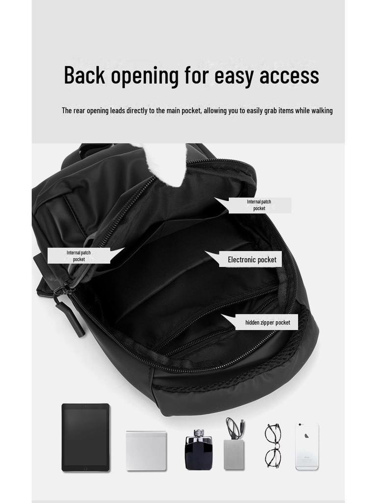 Высококачественная многофункциональная сумка на плечо и на грудь для мужчин и женщин - модная дорожная сумка-мессенджер