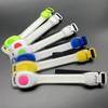 Adjustable LED Light Up Armband Plastic PVC Luminous Bracelet  Night Running Equipment