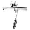 Shower Squeegee Shower Glass Squeegee With Hooks All-Purpose Stainless Steel Shower Squeegee For Glass Doors Window Car Glass