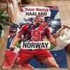 Haaland (144) Personalized Name Area Rug Suitable for Game Room Outdoor Dormitory Playrooms Antislip Carpet Office home decor
