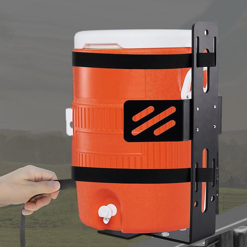 Landscaping Trailer Water Cooler Rack 5 Gallon Steel Water Cooler Holder Mount Bracket Jug Holder for Trailers Truck Utv Mowers