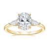 Кольца для помолвки Trumium 3CT из стерлингового серебра 925 пробы с 3 камнями, кубическим цирконием CZ, обручальные кольца для женщин