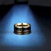 Обручальное кольцо из титановой стали, кольцо с датчиком температуры тела, интеллектуальное кольцо с датчиком температуры, мужское и женское кольцо