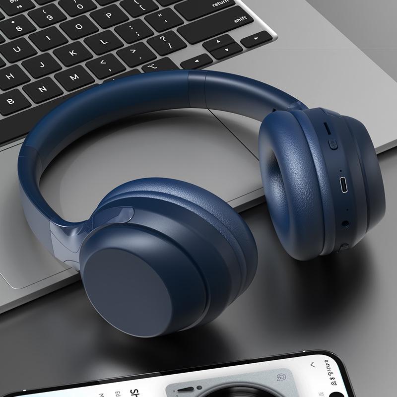 Bluetooth-наушники WH100: Сверхдолгий режим ожидания, Шумоподавление, Полноразмерные, Беспроводные - В наличии