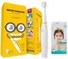 BRUSH MONSTER Smart Tracking Electric Toothbrush for Children Function Guides Correct Tooth Detects Remaining Brushes Tooth Brushing Selfie