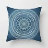 Blue White Porcelain Print Cushions Case Bohemian Style Mandala Geometry Pillows Case Modern Fashion Sofa Chairs Throw Pillows