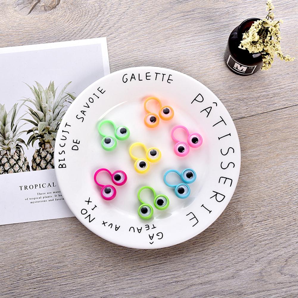 PH-CA кольца на палец для глаз, 10 шт., забавные большие мультяшные куклы, глазные яблоки, детские игрушки