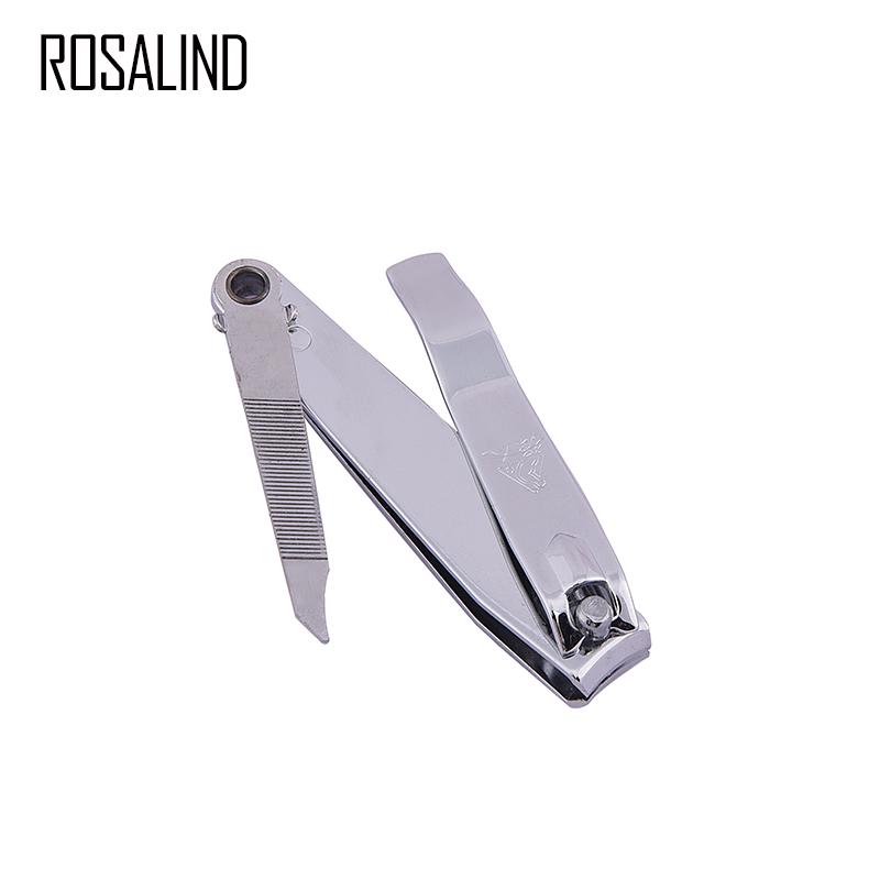 ROSALIND Nail Electroplating Bright Silver Scissors Stainless Steel Cuticle Nipper Clippers