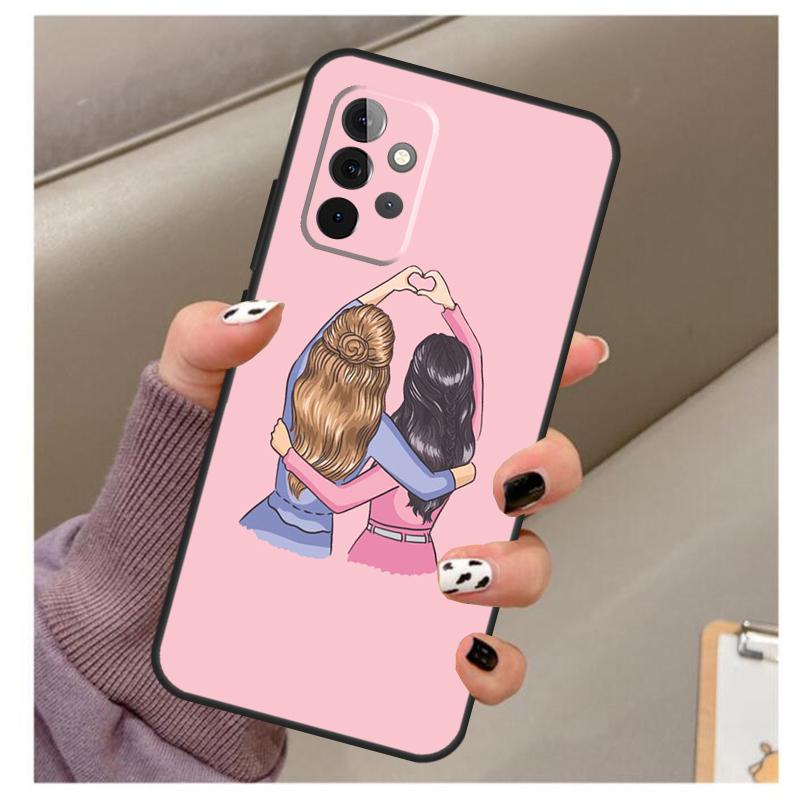 Лучшие друзья BFF Парный чехол для Samsung Galaxy A56 A16 A26 A36 A06 A52 A53 A33 A13 A34 A54 A14 A15 A35 A55 A22 A32