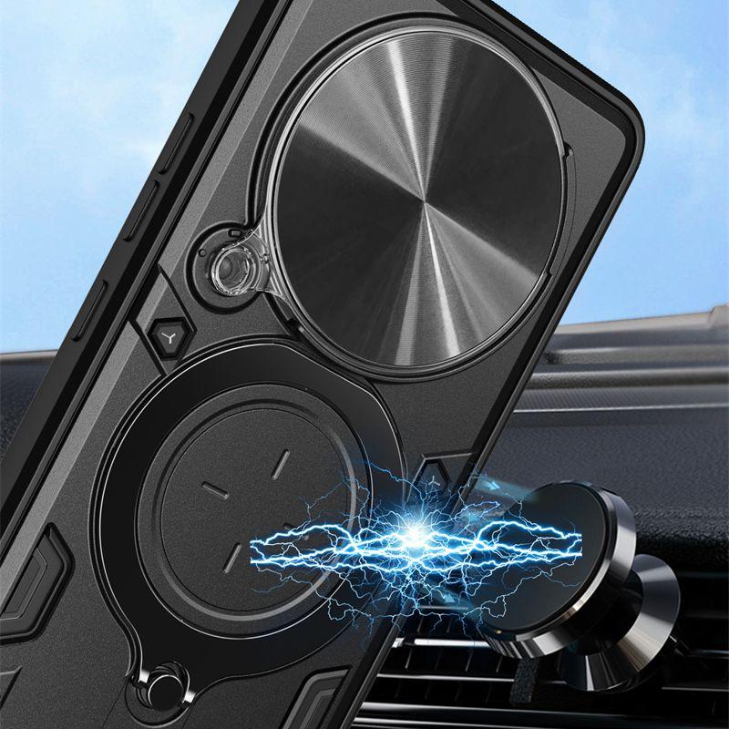 Protective Cover For Honor Magic 6 Lite Magic 6 Pro X9b X8b X7b 5G Case Stand Holder Lens Protection Shockproof Funda Coque Capa