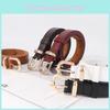 Minimalist Womens Pu Leather Belt With Pin Closure For Business And Leisure Wear