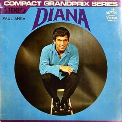 Пластинка 7 дюймов PAUL ANKA Diana SRA31 VICTOR Японский Поп Б/у