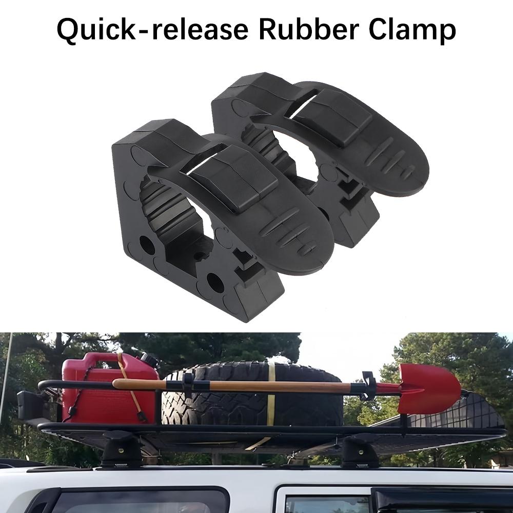 Резиновое крепление-зажим подходит для инструментов диаметром 1"~1.5" 2 шт. Держатель для рукоятки Резиновый держатель для рукоятки Крепление-зажим Кронштейн Держатель для лопаты Крепление Быстросъемное