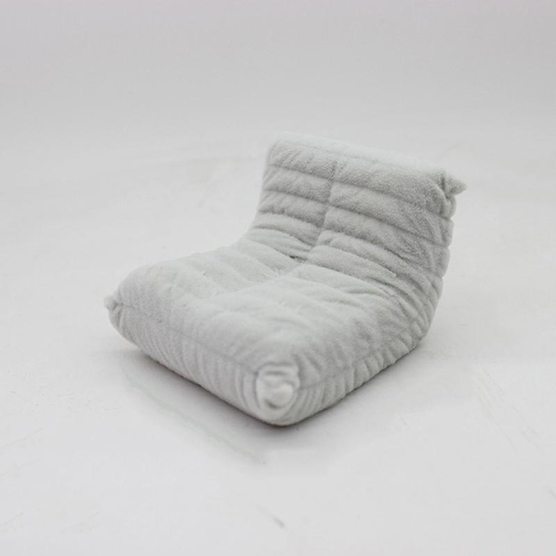 1:12 Dollhouse Miniature Mini Single Sofa Caterpillar Sofa Model Furniture Decoration Accessories Toys