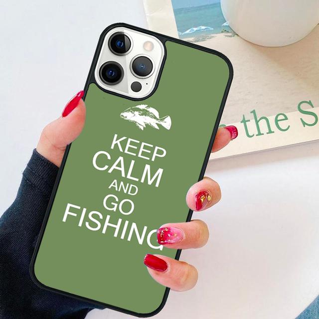 Carp Fishing Quotes coque Phone Case for iPhone 17 Air 16 Coque 15 14 12 13 PLUS 11 PRO MAX Cover Funda