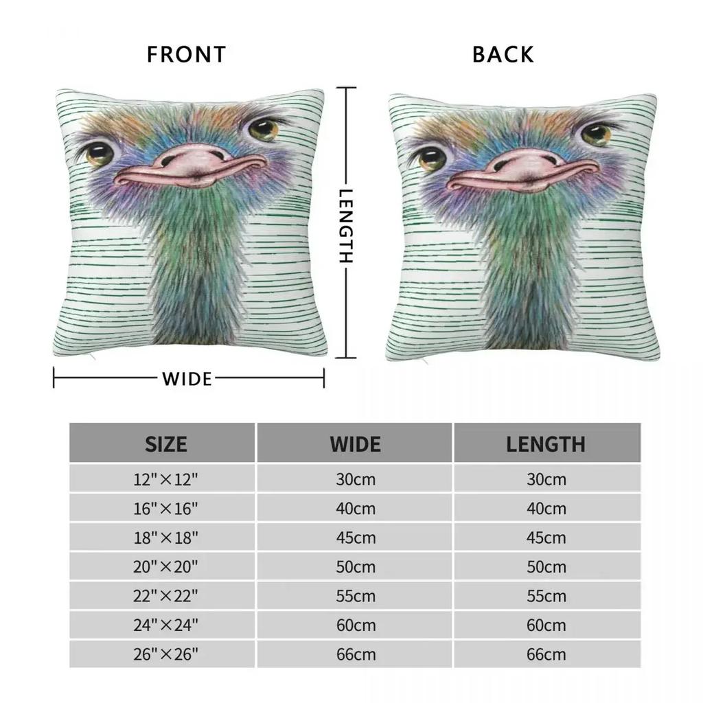 Страус Подушка-игрушка Подушка Детские подушки для детей наволочка наволочки декоративные домашний декор