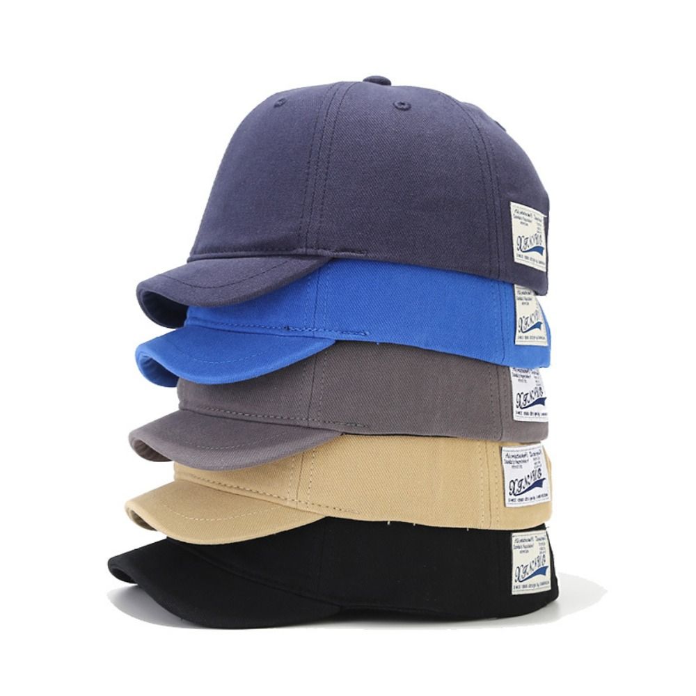 Козырек бейсболка с короткими полями, регулируемая кепка с низким профилем, винтажная кепка для папы в стиле дальнобойщика, мужская