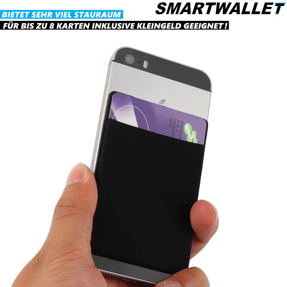 SMARTWALLET Удобный держатель для карт Кредитная карта Смартфон EC-карта Чехол-футляр Отделение