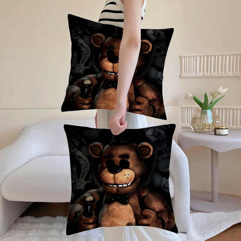 Movie Five N-Nights At F-Freddys Pillow Case Anti-Dustmite Invisible Zipper Sofa Bed