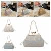 Pearl Embroidery Banquet Bag Shoulder Ladies Shell Bag Portable Hanfu Clutch Bag  Women