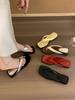 Fashion Retro Style Summer New Women Fashion Clip Toe Slippers Casual Comfort Wedges Heel Beach Vacation Slides Shoes Zapatos De Mujer