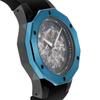 Watch H026 Blue Dial Stainless Steel Automatic Winding 43MM Watch Black [Sonne] H026BU-BK Men's