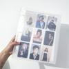Прозрачный альбом-папка для фотокарточек Идол Kpop Фотоальбом Держатель для фотокарточек 3-дюймовые Фотокарточки Коллекционная книга Переплетная машина Фотоальбом