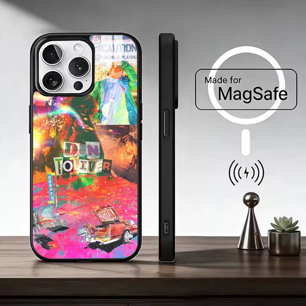 Чехол для телефона D-Don toliver Cool rapper для iPhone 17, 16, 15, 14, 13, 12, 11 Plus, Pro, магнитный с Magsafe, беспроводная зарядка