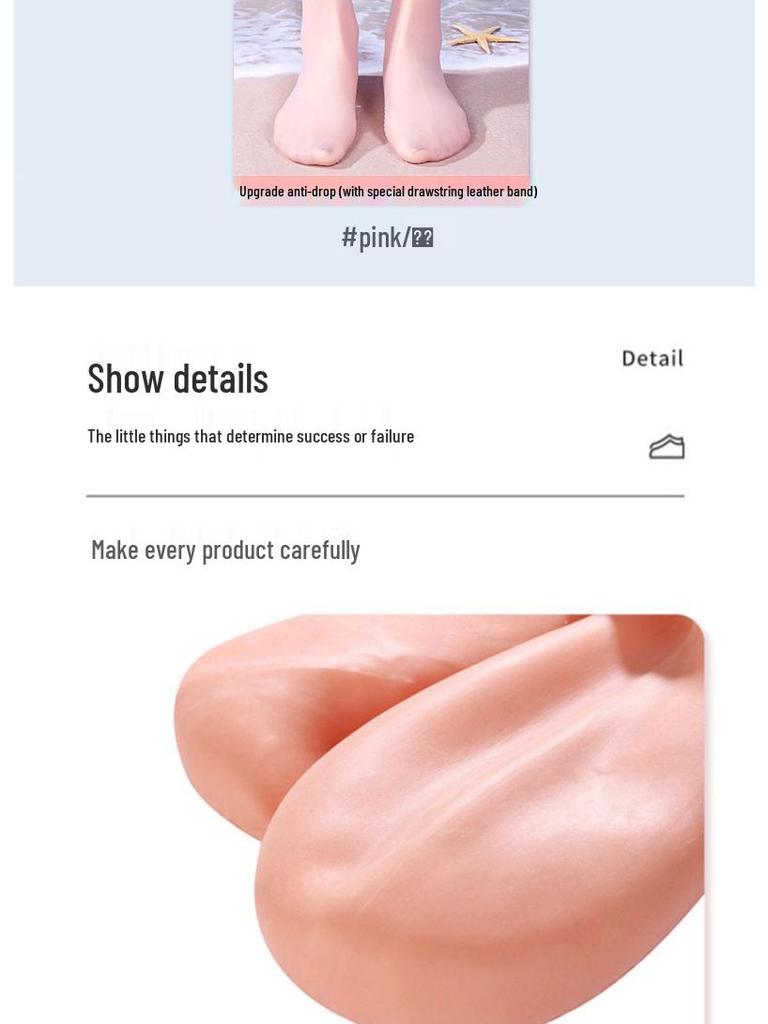 Waterproof Silicone Non-Slip Diving Socks with Drawstring for Snorkeling and Swimming - Unisex High Elasticity Beach Footwear