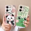 Cover For Infinix Smart 7 Plus Zero 30 Tecno Camon 20 Pro Spark 10 Pova 4 Case Matte Liquid Silicone Cute Cartoon Pattern Screen Protector Phone Shell