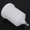 White 600ML Spray Gun Plastic Cup Pot QCC Thread Connector For SATA Spray Gun
