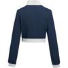 adidas Женская укороченная куртка-топ Originals TRACK TOP Indigo/White KC2646