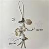 Ocean Style Jelly Fish Pendant Cellphone Strap Mobile Phone Chain Y2K Phone Lanyard  Bag Keychain