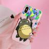 Милый чехол для телефона с рисунком Тоторо Ghibli Миядзаки для iPhone 12 11 Pro Max Mini XS 8 7 6 6S Plus XR матовый ярко-розовый силиконовый чехол