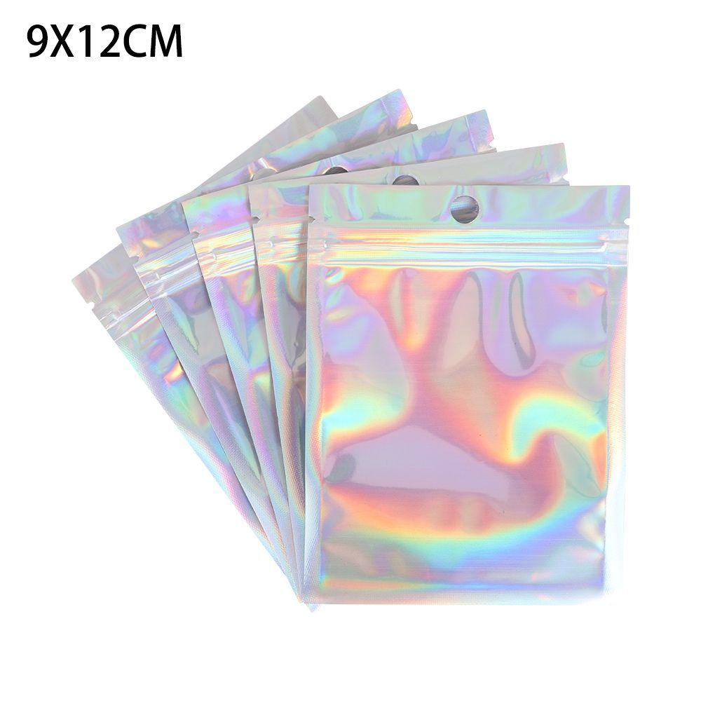 20 Pcs Pack Aluminum Foil Self Seal Storage Reclosable Pouches Zipper Packaging Bag