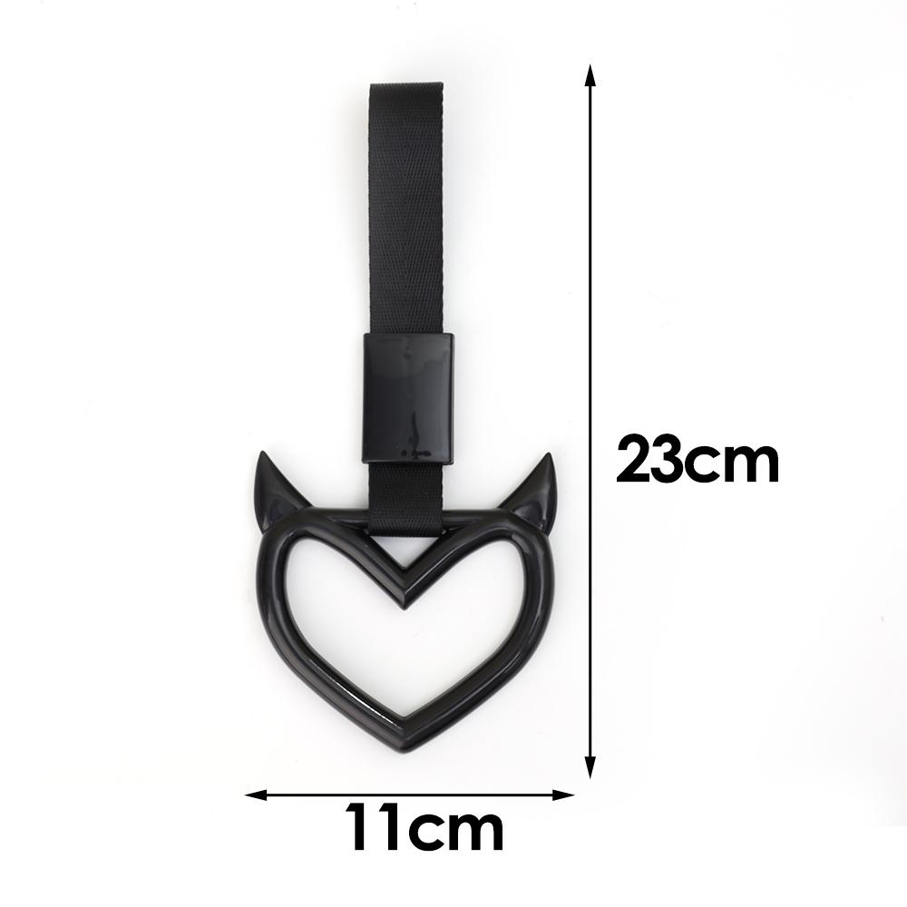 Ручка автомобиля с клаксоном Love Trailer Trim с кольцом для вытягивания в машине Drift Charm с предупреждающим кольцом для бампера, автомобильные аксессуары