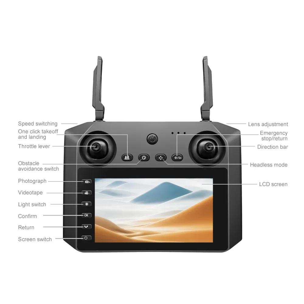 2025 Новый M22 Дрон Профессиональный Двойная камера 4K/6K HD WIFI FPV HD Аэросъемка Широкоугольный Бесколлекторный RC Складной Квадрокоптер Игрушка